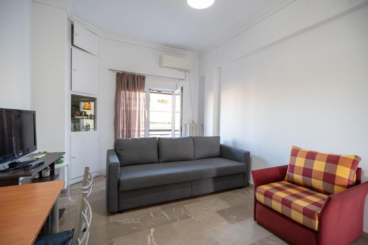 Dimotiko Theatro Metro St. 1 Bedroom 4 Pers. Flat Pireo Esterno foto
