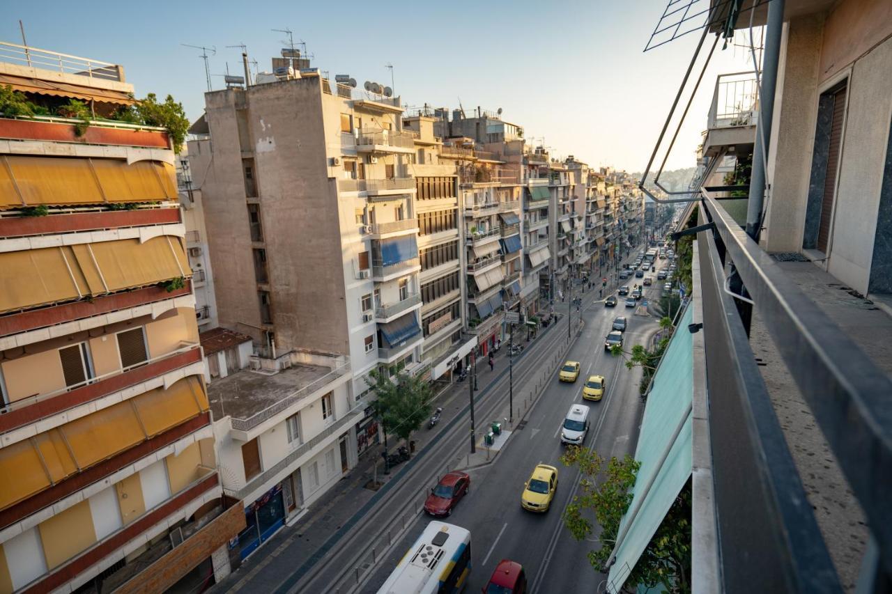 Dimotiko Theatro Metro St. 1 Bedroom 4 Pers. Flat Pireo Esterno foto