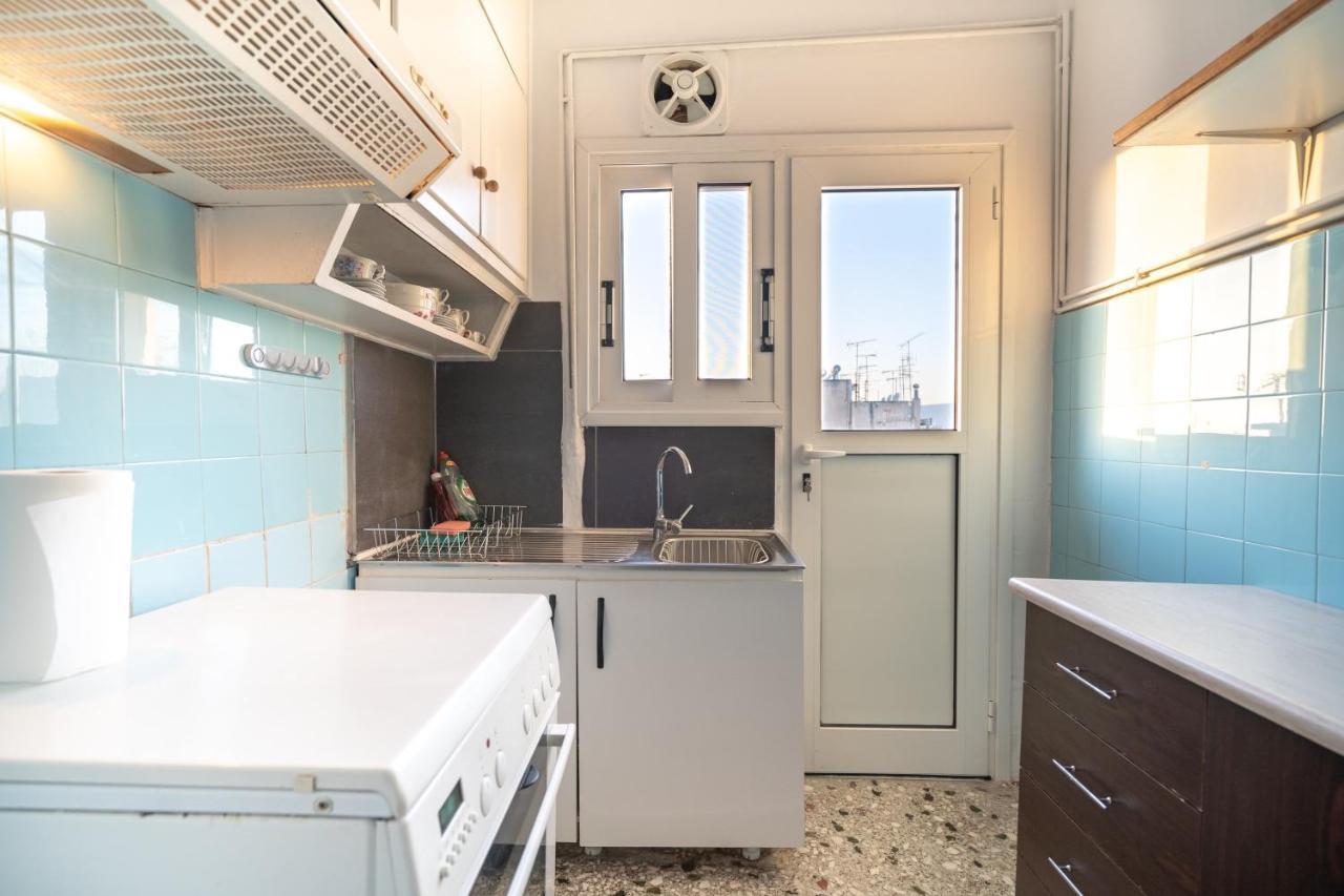 Dimotiko Theatro Metro St. 1 Bedroom 4 Pers. Flat Pireo Esterno foto